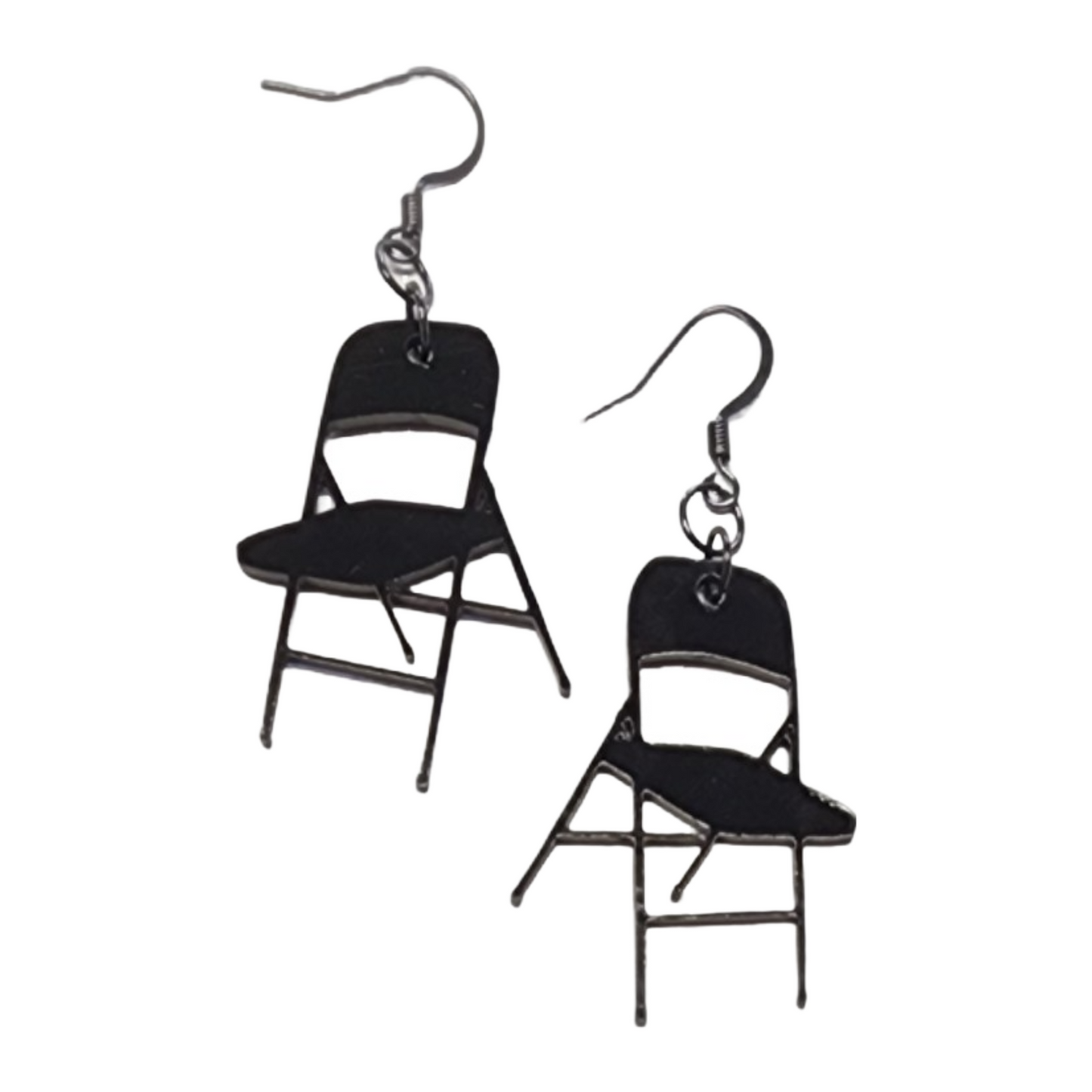 Acrylic Folding Chair Earrings