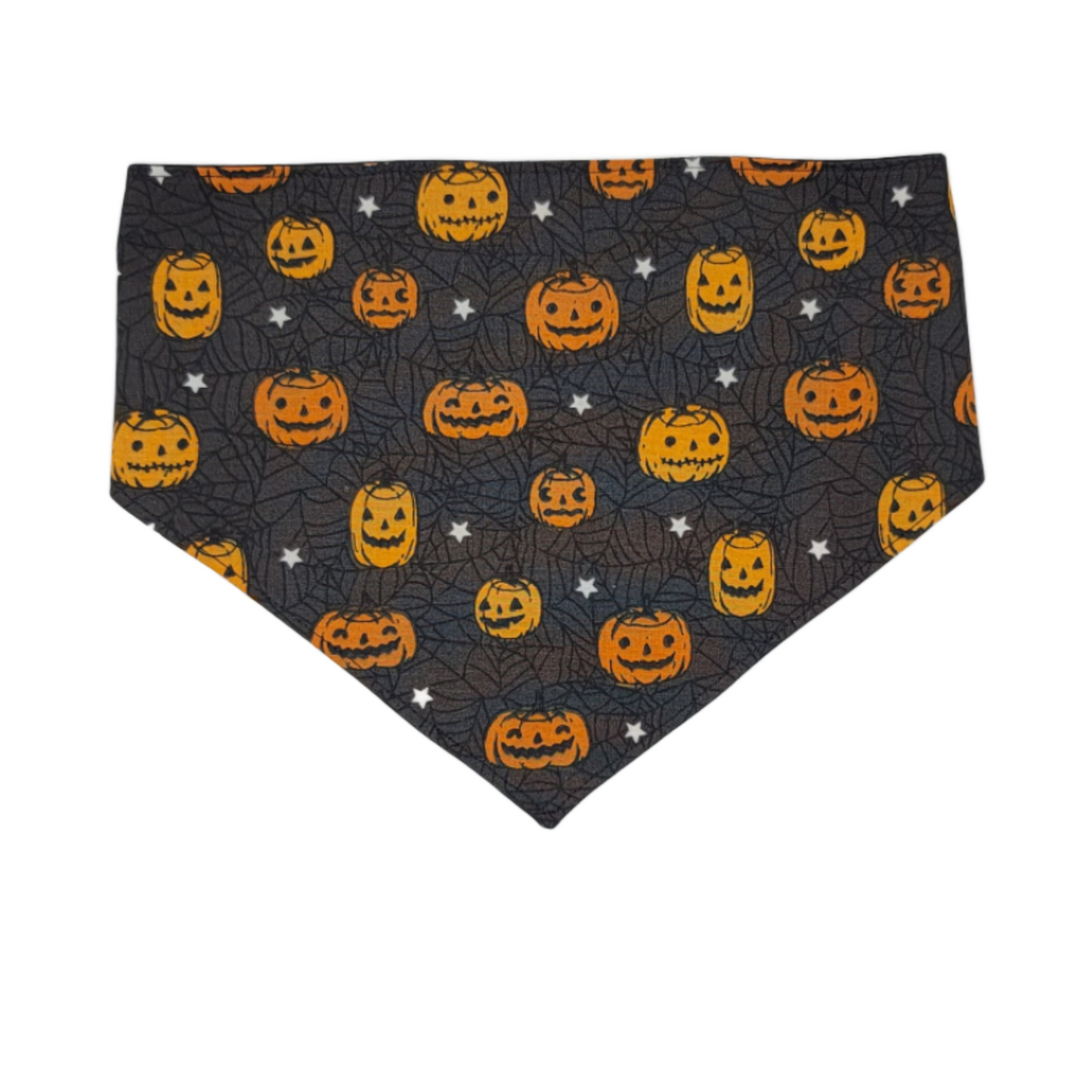 Reversible Halloween Glow in the Dark Pet Bandana - Pumpkin Print