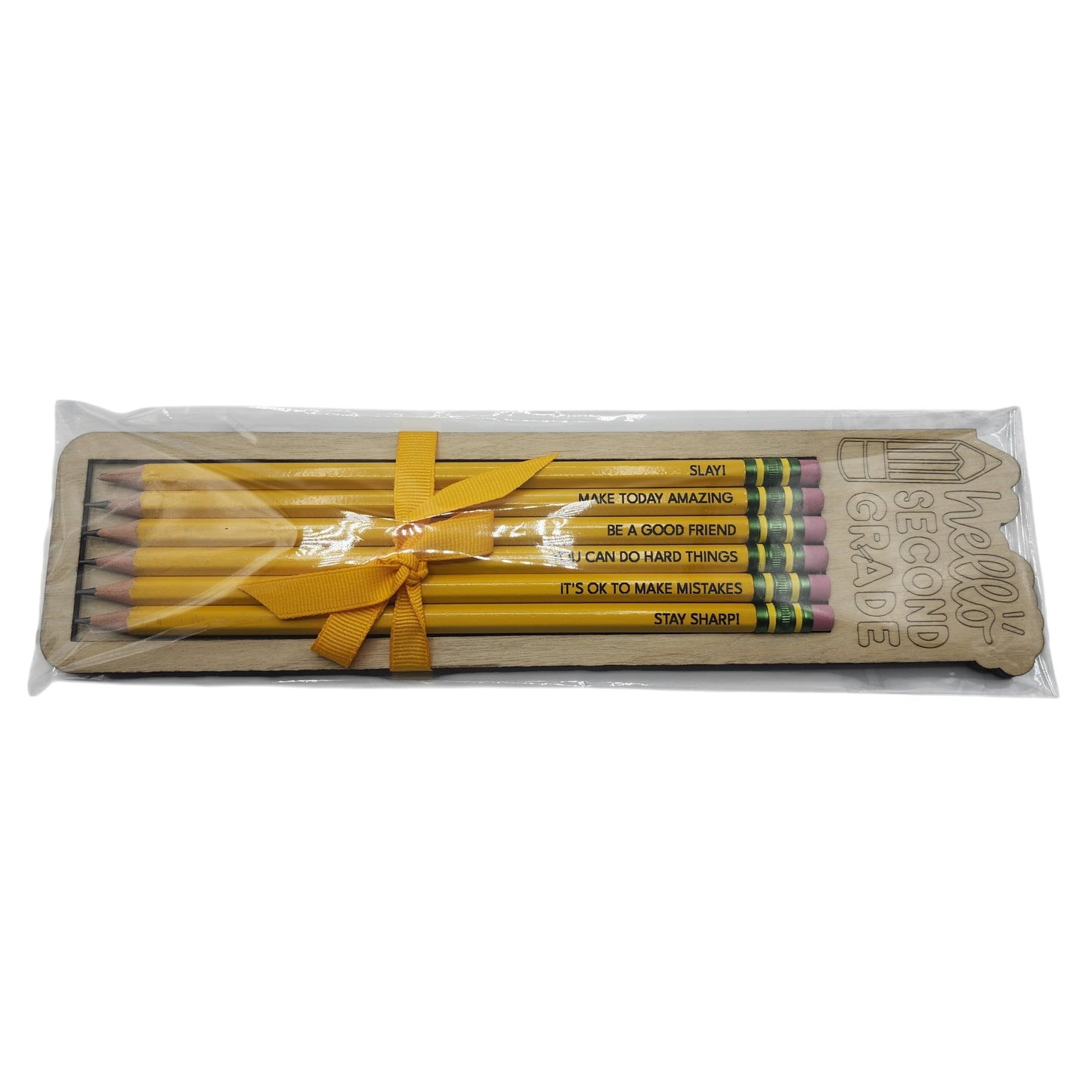 TICONDEROGA 6 Pk Engraved Pencils - Student Words of Encouragement