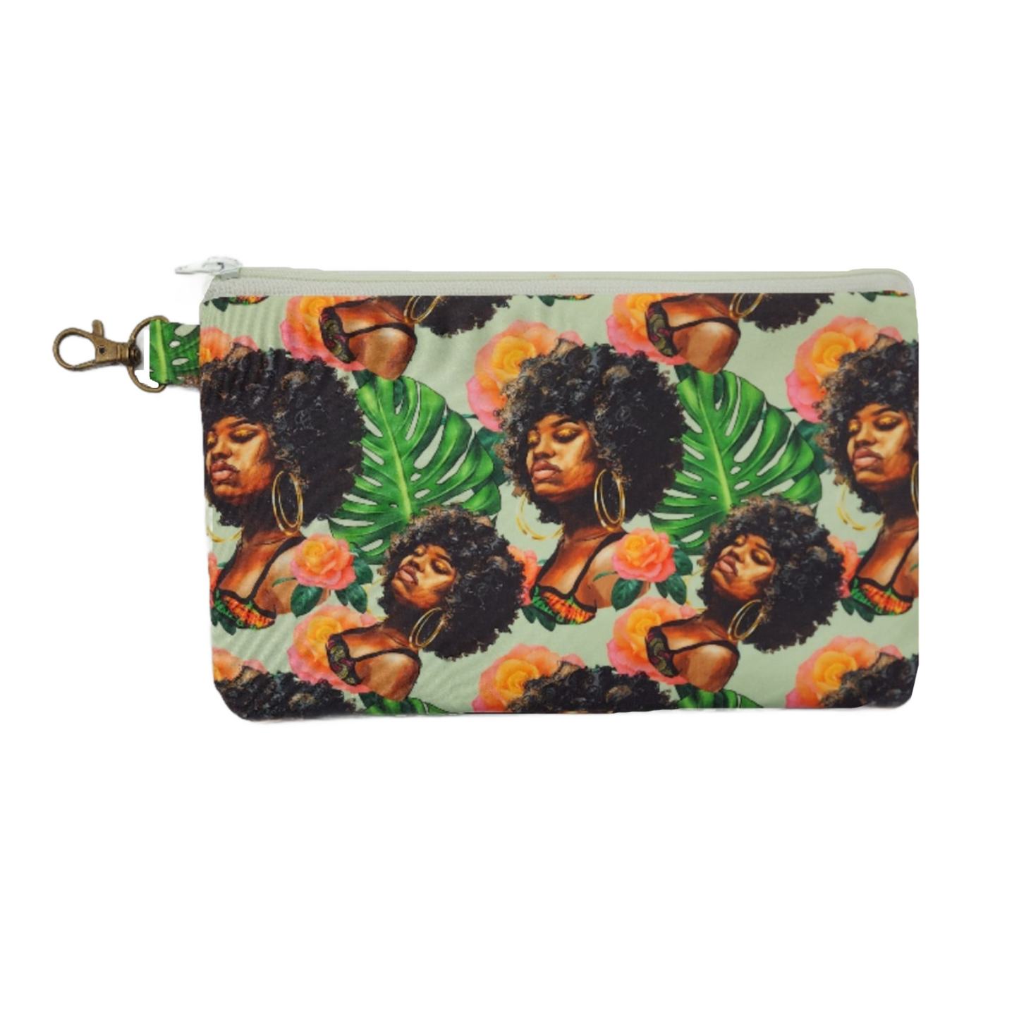 Top Zipper Lined Bag - Foxy Lady Floral