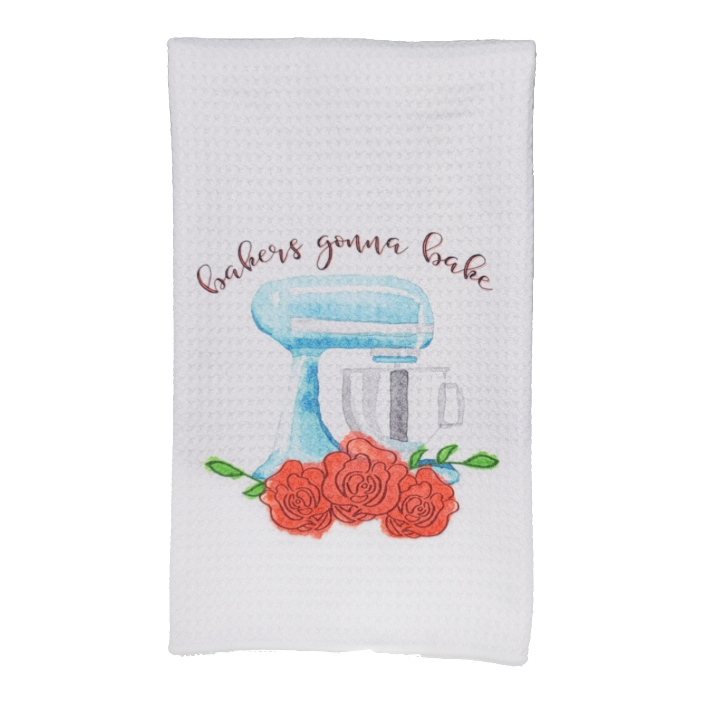 Waffle Kitchen Towel - Bakers Gonna Bake