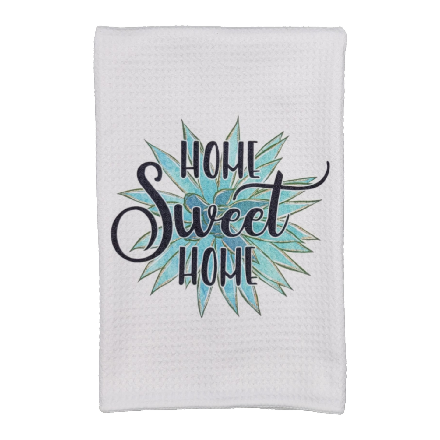 Waffle Kitchen Towel - Home Sweet Home