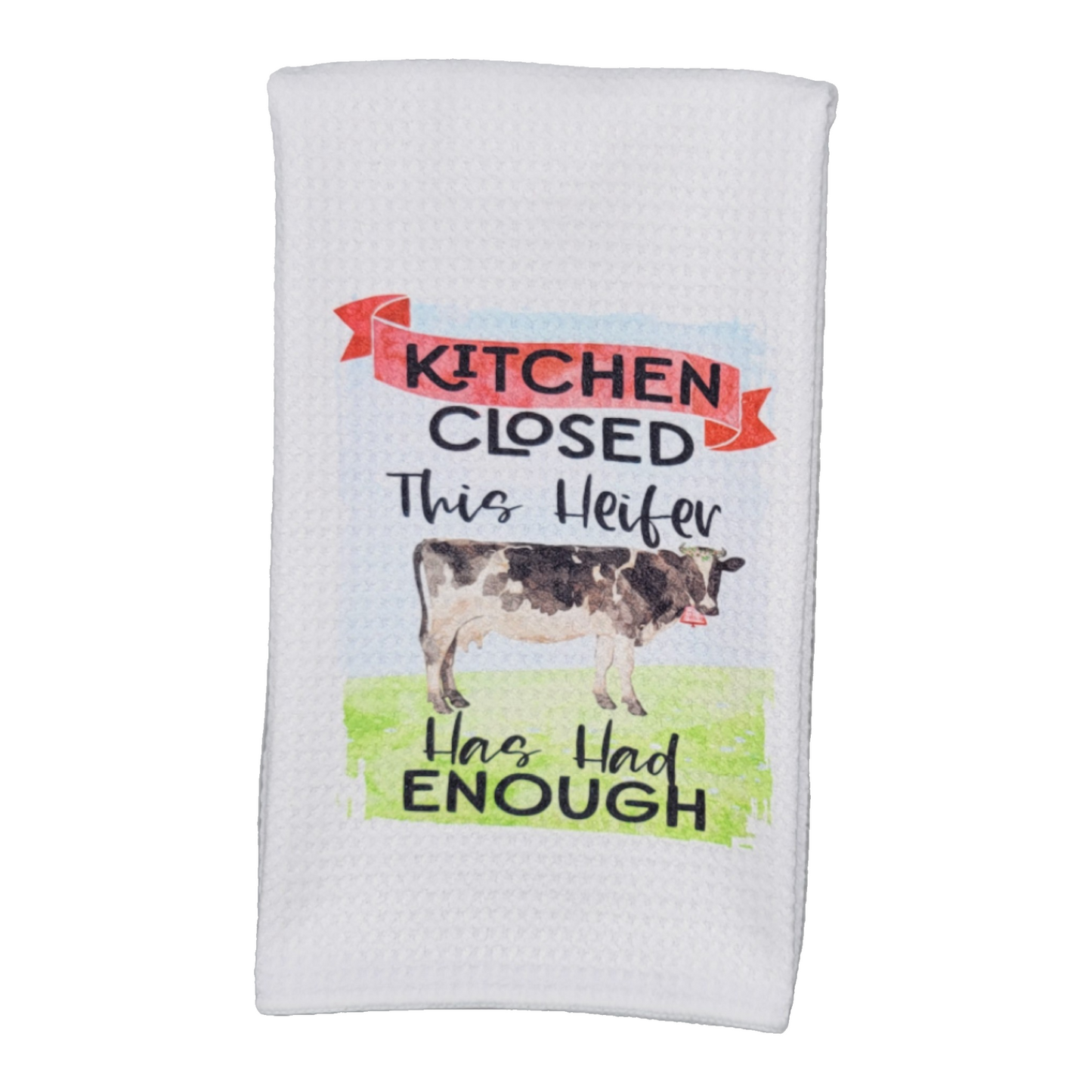 Waffle Kitchen Towel - Kitchen Closed