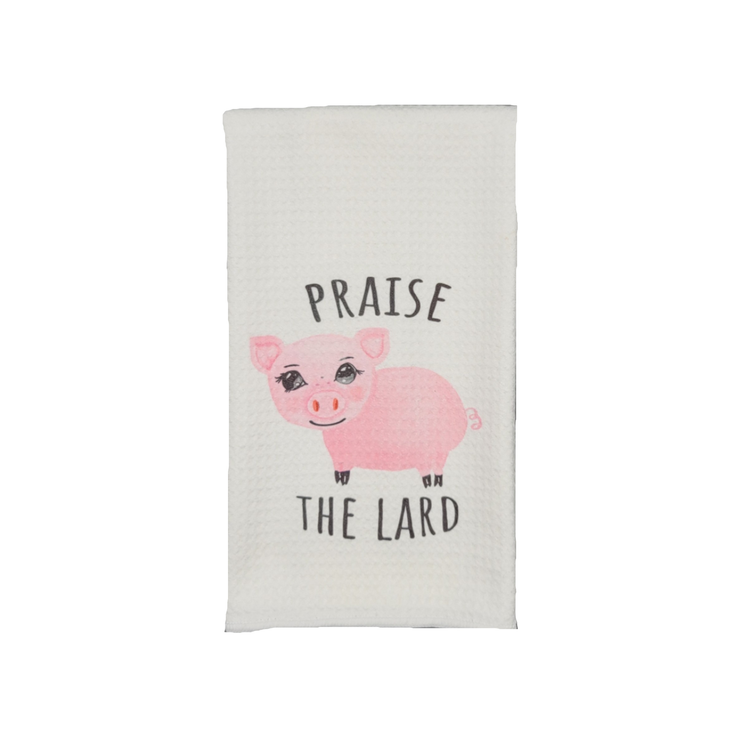 Waffle Kitchen Towel - Praise the Lard