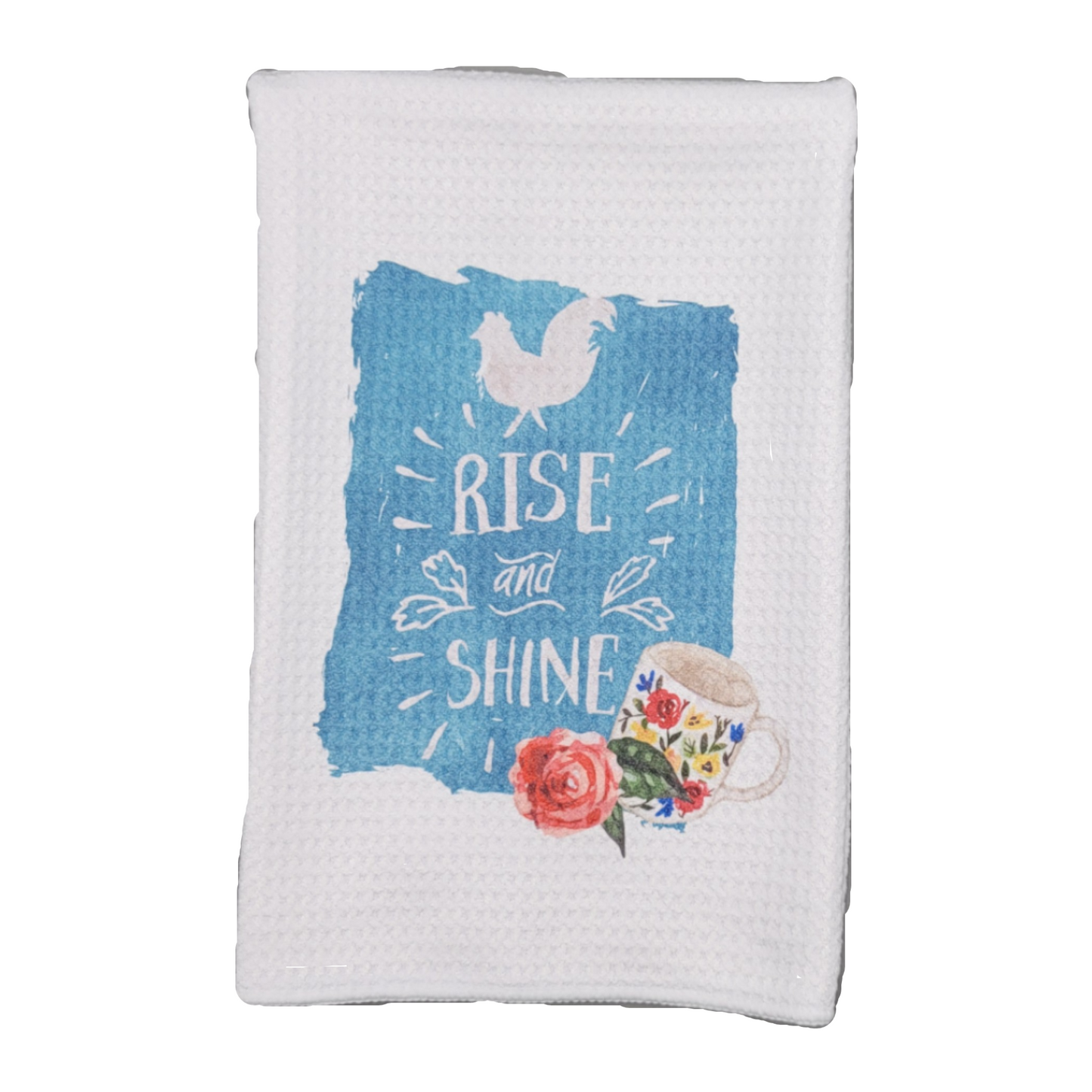 Waffle Kitchen Towel - Rise and Shine