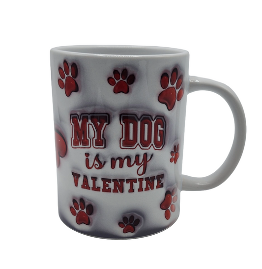 15 oz Ceramic Mug - My Dog is My Valentine