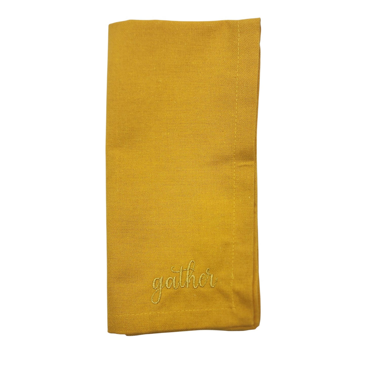 Thanksgiving Sentiments Embroidered Cotton 18x18 inch Dinner Napkins