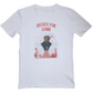 "Justice for Jamir" Short Sleeve Crew Neck Tee Shirt - White/Red