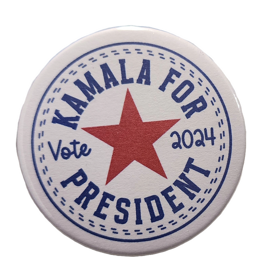 Kamala Harris For President 2024 Button or Magnet