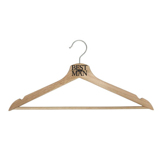 Laser Engraved Wooden Wedding Hanger