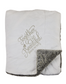 Luxe Faux Fur/Minky Embroidered Throw - Together is a Beautiful Place to Be