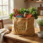 Probably At The Farmers  Market Embroidered Market Tote Bag