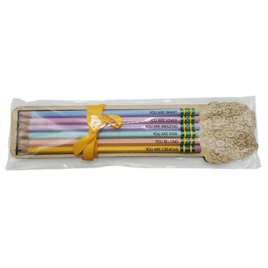 TICONDEROGA 6 Pk Engraved Pencils - Student Words of Affirmation