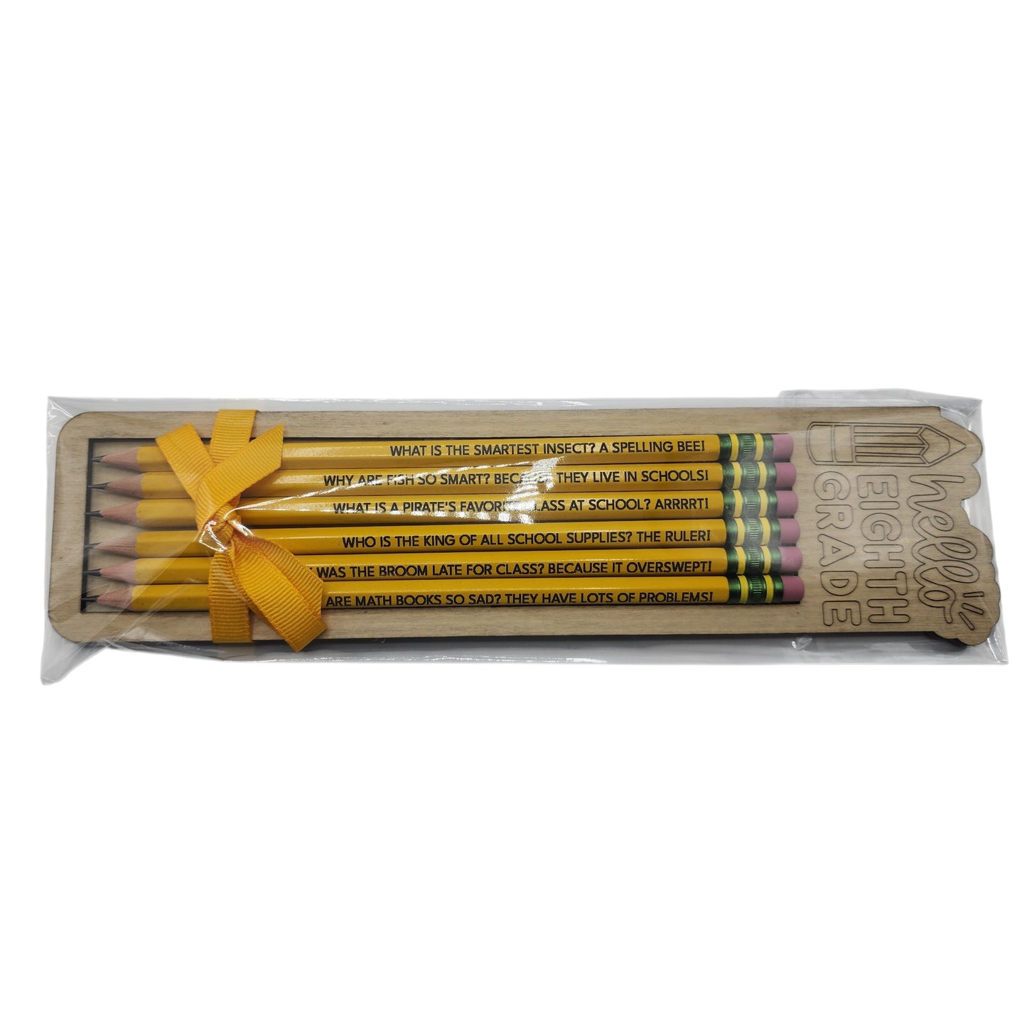 TICONDEROGA 6 Pk Engraved Pencils - Jokes for Students
