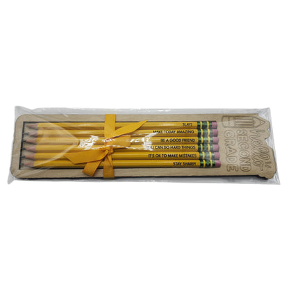 TICONDEROGA 6 Pk Engraved Pencils - Student Words of Encouragement