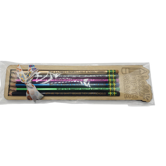 TICONDEROGA 6 Pk Engraved Pencils - Jokes for Students