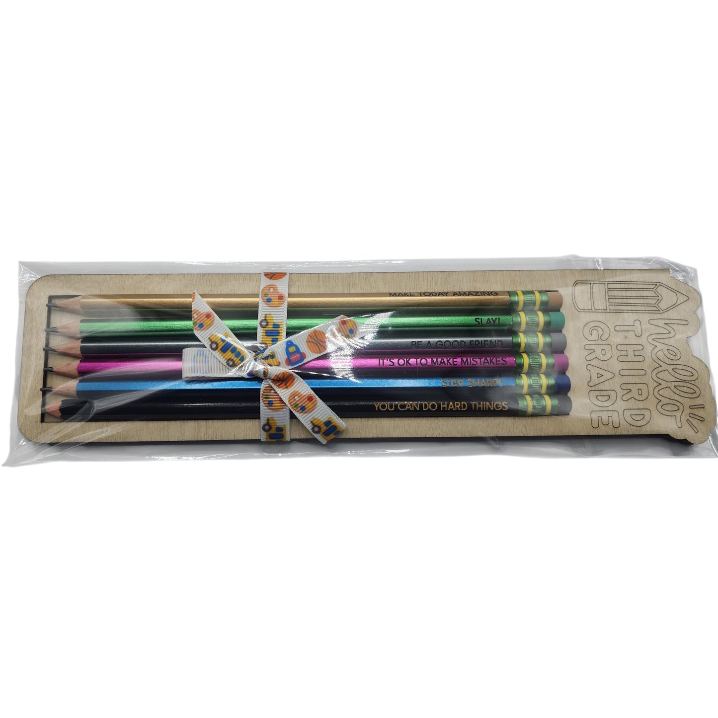 TICONDEROGA 6 Pk Engraved Pencils - Student Words of Encouragement