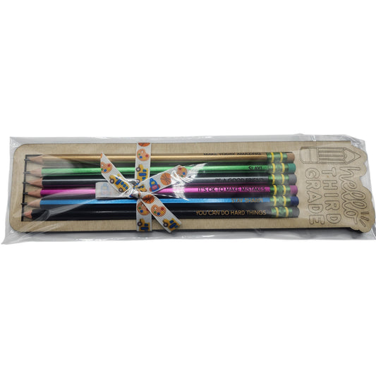TICONDEROGA 6 Pk Engraved Pencils - Student Words of Encouragement
