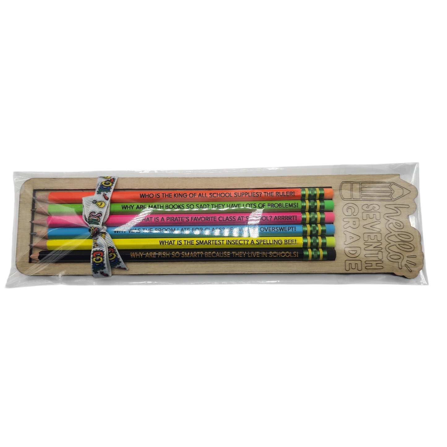 TICONDEROGA 6 Pk Engraved Pencils - Jokes for Students