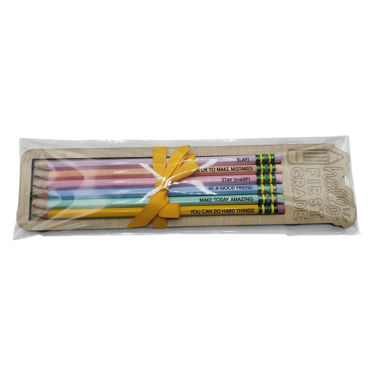 TICONDEROGA 6 Pk Engraved Pencils - Student Words of Encouragement