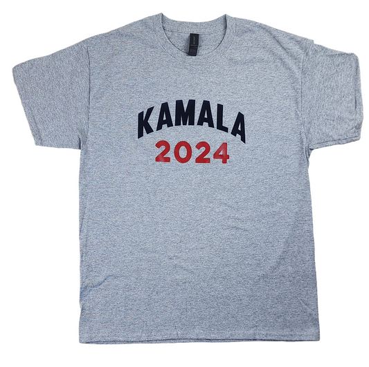 UNISEX Short Sleeve Crew Neck Tee Shirt - Kamala 2024