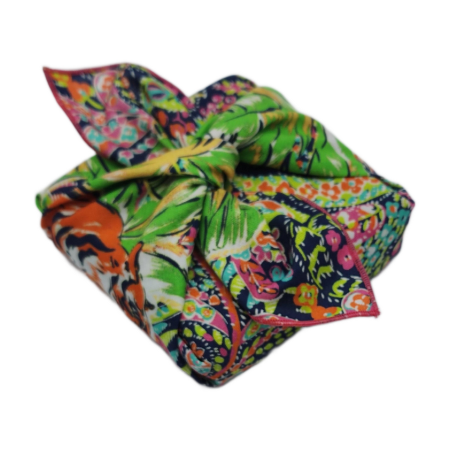 Furoshiki Fabric Gift Wrap - Palm Beach Paisley
