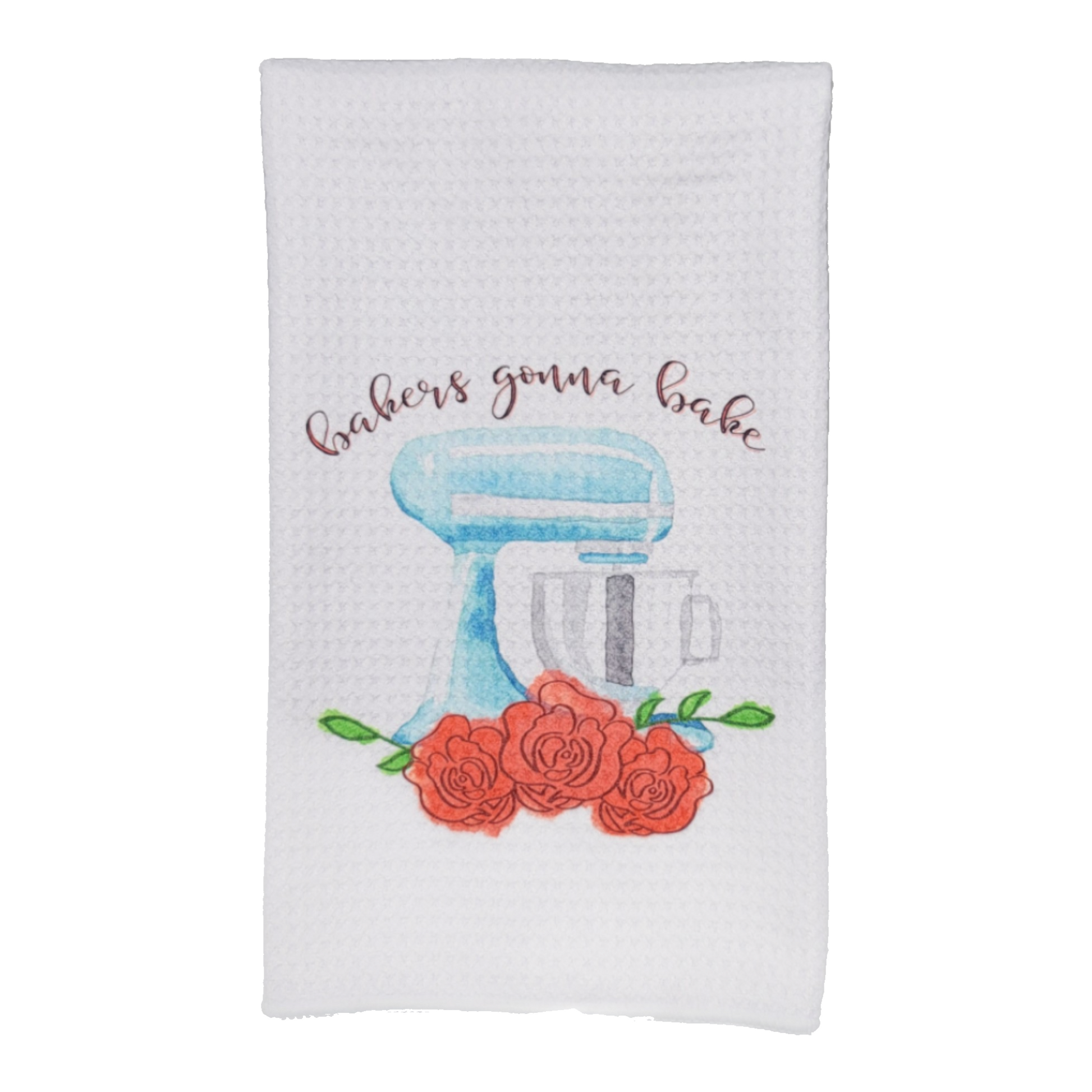 Waffle Kitchen Towel - Bakers Gonna Bake – The Pampered Gurl