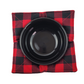 Reversible Bowl Cozy - Red/Black Buffalo Plaid