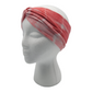 Twist Knot Knit Headband - Tie Dye Pink/White
